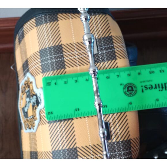 Harry Potter small Backpack Hufflepuff plaid Black Yellow Loungefly main image 11